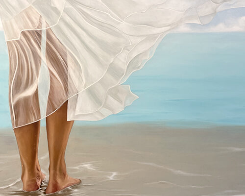 Priscilla Nelson Waiting painting