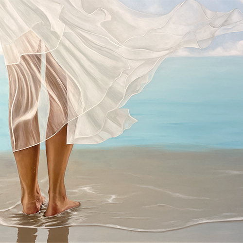 Priscilla Nelson Waiting painting