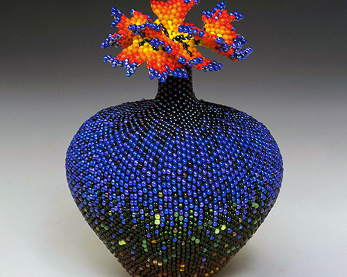 wild flower sculpture