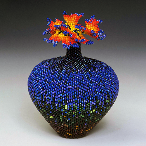 wild flower sculpture