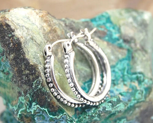 Susan McDonough sterling hoops